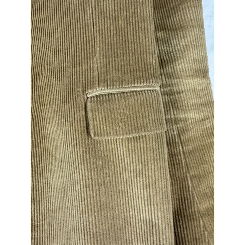 Ralph Lauren Sport Corduroy Blazer Jacket Tan‎ Brown Men Size 12